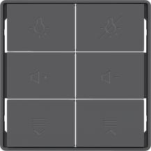 Berker 81183226 Tasten f.Tast.modul,6f,Q.x,ant,bel