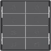 Berker 81184226 Tasten f.Tast.modul,8f,Q.x,ant,bel