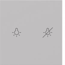 Berker 81181284 Tasten f.Tast.modul,1f,S.x/B.x,alu,bel