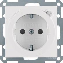 Berker 47081909 Steckdose SCHUKO m FI erh BS S1/B3/7 pw