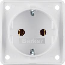 Berker 947782502 Steckdose SCHUKO Integro Einsätze pw