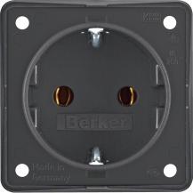 Berker 947782505 Steckdose SCHUKO Integro Einsätze anth