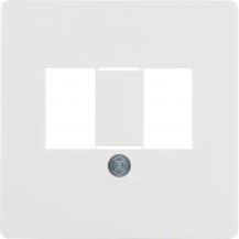 Berker 145809 Z-Platt CT TAE 2X6/Aad2/. polarweiß