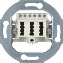 Berker 450002 TAE-Anschlussdose 3 x 6NFN Modueins. we