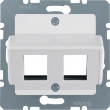 Berker 146309 Z-Platte M.Jacks AMP pw hgl