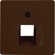 Berker 146801 Z-Platte UAE 1fach braun