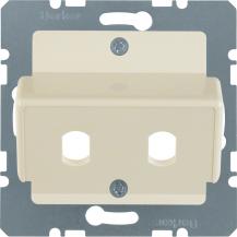 Berker 149202 Z-Platte 2xLWL Zs weiß
