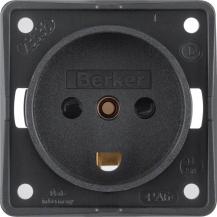 Berker 9627205 Steckdose mit SK mit EBS Dänemark ITG sw