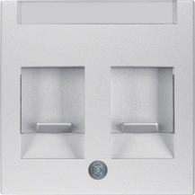 Berker 11811404 Zentralstück m Staubs u BF B.7 alu matt