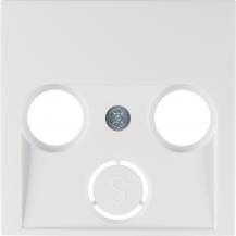 Berker 12031909 Zentralstück für Antennen-Steckdose 2- und 3Loch S.1/B.3/B.7 pol
