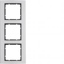 Berker 10133004 Rahmen 3-fach, Serie B.3, Alu/anthrazit matt, Aluminium eloxiert