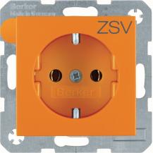 Berker 47431907 Steckdose SCHUKO m Druck S.1/B.3/B.7 ora