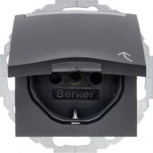 Berker 47461606 Steckdose SCHUKO m KD BSF BS S.1/B.x ant