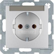 Berker 47501404 Steckdose SCHUKO m BF S.1/B.x alu matt