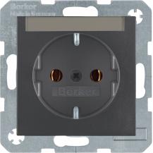 Berker 47501606 Steckdose SCHUKO m BF S.1/B.3/B.7 anthr