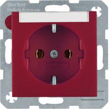 Berker 47501902 Steckdose SCHUKO m BF S.1/B.3/B.7 rot