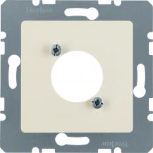 Berker 141202 Zentralplatte für XLR-D-Serie weiß glän