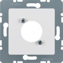 Berker 141209 Zentralplatte für XLR-D-Serie pw glän