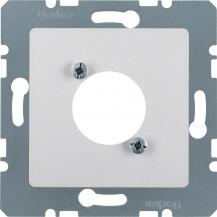 Berker 14121404 Zentralplatte f XLR-Rundst.v D-S ZeP alu