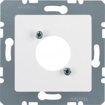 Berker 14121909 Zentralplatte f XLR-Rundst.v D-S pw matt