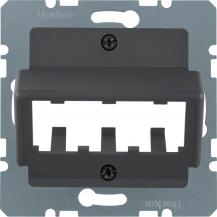 Berker 14271606 Zentralplatte f 3 MINI-COM Module ZP ant