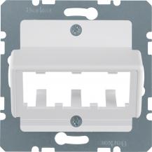 Berker 14271909 Zentralplatte f 3 MINI-COM Module ZP pw
