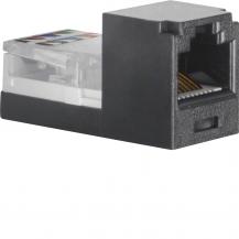 Berker 1980 Mini Jack 8-polig schw RJ45 Cat5E Zubeh.