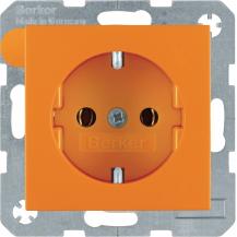 Berker 47431914 Steckdose SCHUKO S.1/B.3/B.7 orange matt