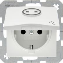 Berker 47861949 Steckdose SCHUKO m KD ab-Sym S.1/B.x pw