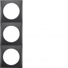 Berker 918192515 Rahmen 3f Integro Flow anthrazit matt