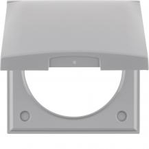 Berker 918282507 Rahmen 1f m Klappdeckel ITG Flow grau