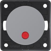 Berker 937722507 Kontr-Tast., Schl., Lins., Flow/Pure, gr