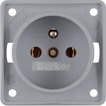 Berker 961852506 Steckdose mit SK-Stift ITG Eins grau ma