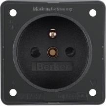Berker 961952505 Steckdose mit SK-Stift ITG eh BS anth ma
