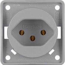 Berker 962492506 Steckdose mit SK CH Typ 13 ITG grau