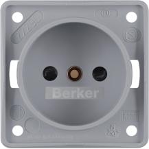 Berker 961942506 Steckdose ohne SK-Stift ITG eh BS grau