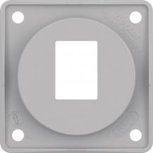 Berker 945572507 Tragplatte AMP Modu Jacks 1f ITG Eins gr