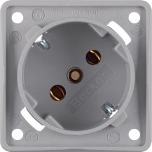 Berker 841852526 Steckdose SCHUKO 45° Integro Einsätze gr