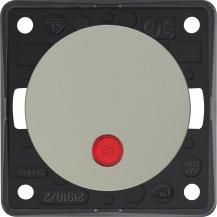 Berker 937522568 Kontr.-Aussch. 2p Aufd., Flow/Pure, chr