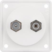 Berker 945612502 Antennen Verbinderdose TV/Radio ITG pw