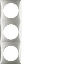 Berker 918192568 Rahmen 3f Integro Flow chrom matt lack