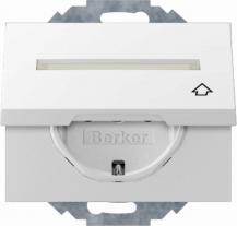 Berker 47487109 Steckdose SCHUKO m KD BF u erh BS K.1 pw