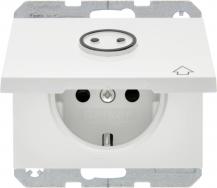 Berker 47867109 Steckdose SCHUKO m KD abtast-Sym K.1 pw