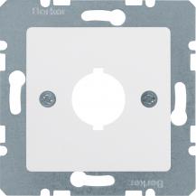 Berker 143109 Z-Platte f BG 18,8mm O Kr Zs pw hgl