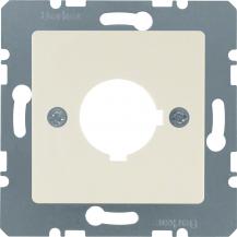 Berker 143202 Z-Platte f BG 22,5mm O Kr Zs weiß hgl