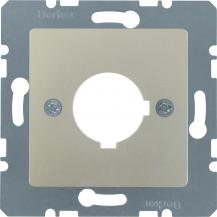 Berker 143204 Z-Platte f BG 22,5mm O Kr Zs E-Stahl La