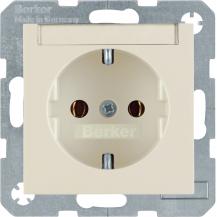 Berker 47508982 Steckdose SCHUKO m BF S.1/B.x weiß glänz