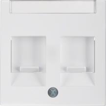 Berker 11818989 Zentralstück m Staubs u BF S.1 polarweiß