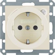 Berker 47088982 Steckd. SCHUKO m FI erh BS S.1/B.x weiß