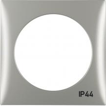 Berker 918272568 Rahmen 1fach m Aufdruck IP44 ITG Flow cr